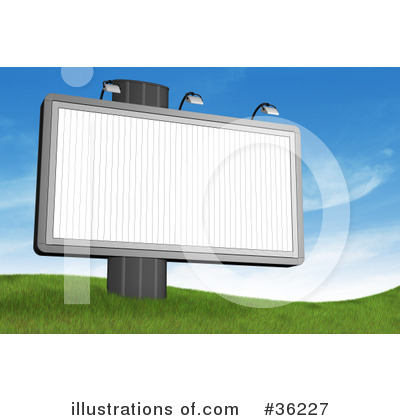 Royalty-Free (RF) Billboard Clipart Illustration by Frog974 - Stock Sample #36227