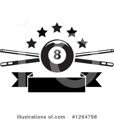 Royalty-Free (RF) Billiards Clipart Illustration by Vector Tradition SM - Stock Sample #1264798