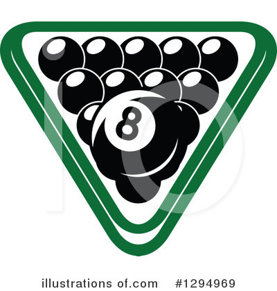 Royalty-Free (RF) Billiards Clipart Illustration by Vector Tradition SM - Stock Sample #1294969