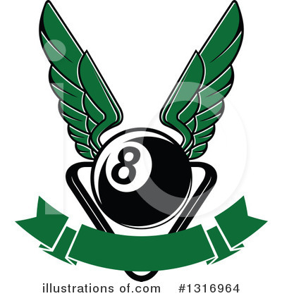 Eight Ball Clipart #1316964 by Vector Tradition SM