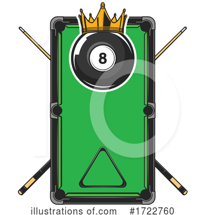 Royalty-Free (RF) Billiards Clipart Illustration by Vector Tradition SM - Stock Sample #1722760