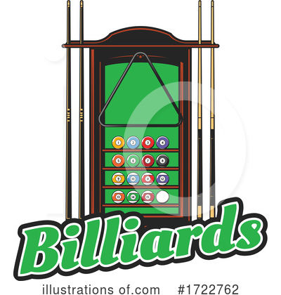 Royalty-Free (RF) Billiards Clipart Illustration by Vector Tradition SM - Stock Sample #1722762