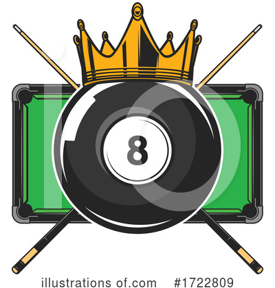 Royalty-Free (RF) Billiards Clipart Illustration by Vector Tradition SM - Stock Sample #1722809