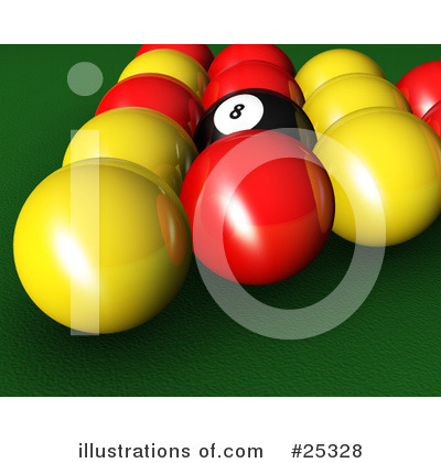 Billiards Clipart #25328 by KJ Pargeter