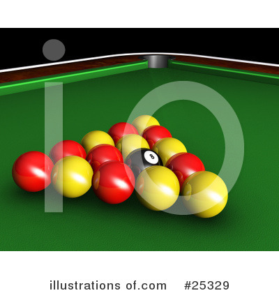 Billiards Clipart #25329 by KJ Pargeter