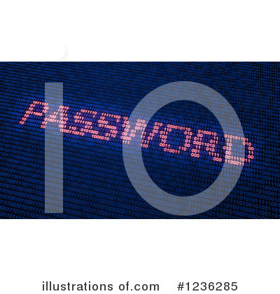 Royalty-Free (RF) Binary Code Clipart Illustration by Mopic - Stock Sample #1236285