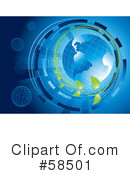 Binary Globe Clipart #58501 by MilsiArt