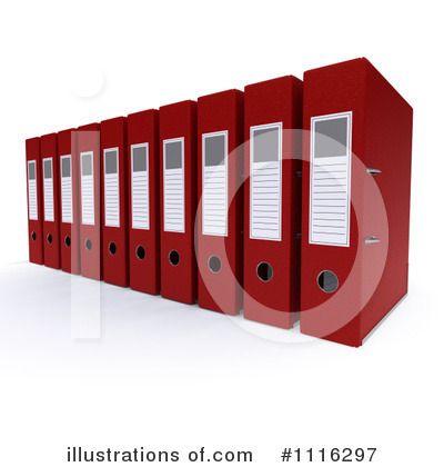Royalty-Free (RF) Binders Clipart Illustration by KJ Pargeter - Stock Sample #1116297