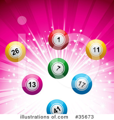 Royalty-Free (RF) Bingo Balls Clipart Illustration by elaineitalia - Stock Sample #35673
