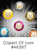 Bingo Balls Clipart #46387 by elaineitalia