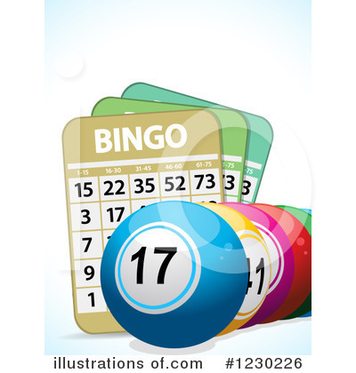 Royalty-Free (RF) Bingo Clipart Illustration by elaineitalia - Stock Sample #1230226