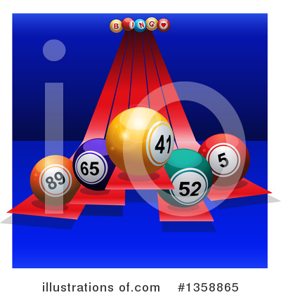 Bingo Balls Clipart #1358865 by elaineitalia