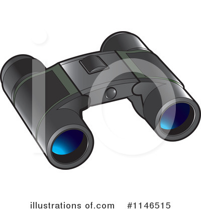 Royalty-Free (RF) Binoculars Clipart Illustration by Lal Perera - Stock Sample #1146515