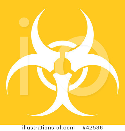 Royalty-Free (RF) Biohazard Clipart Illustration by Arena Creative - Stock Sample #42536