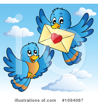 Royalty-Free (RF) Bird Clipart Illustration by visekart - Stock Sample #1094067