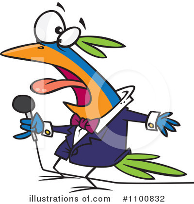 Royalty-Free (RF) Bird Clipart Illustration by toonaday - Stock Sample #1100832