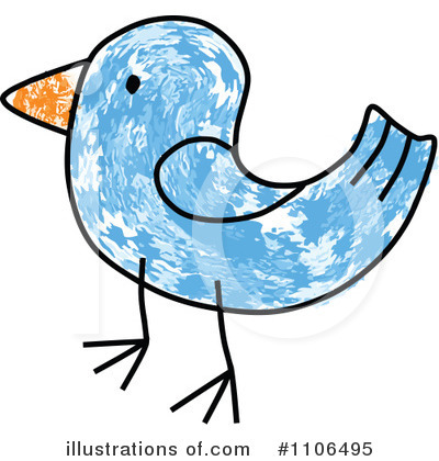 Royalty-Free (RF) Bird Clipart Illustration by C Charley-Franzwa - Stock Sample #1106495
