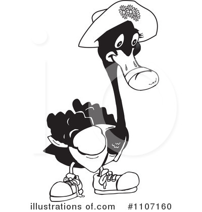 Royalty-Free (RF) Bird Clipart Illustration by Dennis Holmes Designs - Stock Sample #1107160