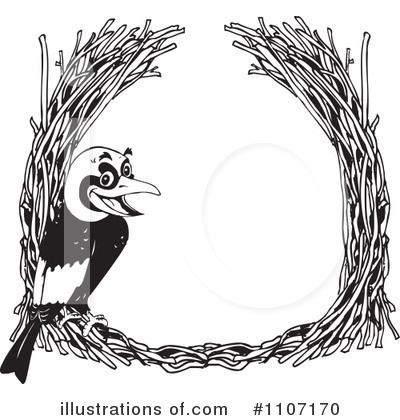 Royalty-Free (RF) Bird Clipart Illustration by Dennis Holmes Designs - Stock Sample #1107170