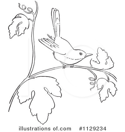 Royalty-Free (RF) Bird Clipart Illustration by Picsburg - Stock Sample #1129234