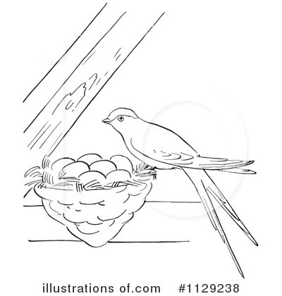 Royalty-Free (RF) Bird Clipart Illustration by Picsburg - Stock Sample #1129238