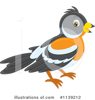 Royalty-Free (RF) Bird Clipart Illustration by Alex Bannykh - Stock Sample #1139212