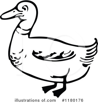 Duck Clipart #1180176 by Prawny Vintage