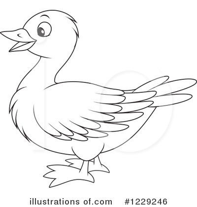 Royalty-Free (RF) Bird Clipart Illustration by Alex Bannykh - Stock Sample #1229246