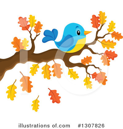 Royalty-Free (RF) Bird Clipart Illustration by visekart - Stock Sample #1307826