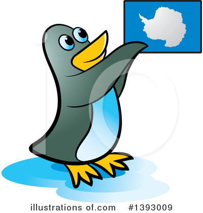 Penguin Clipart #1393009 by Lal Perera