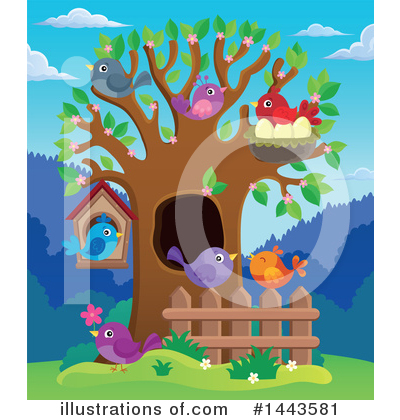 Bird Nest Clipart #1443581 by visekart