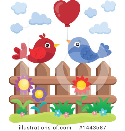 Royalty-Free (RF) Bird Clipart Illustration by visekart - Stock Sample #1443587