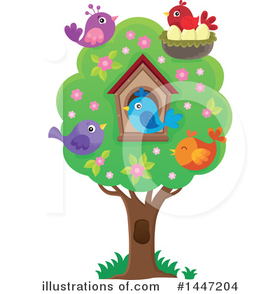 Bird Nest Clipart #1447204 by visekart