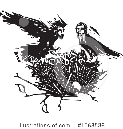 Royalty-Free (RF) Bird Clipart Illustration by xunantunich - Stock Sample #1568536