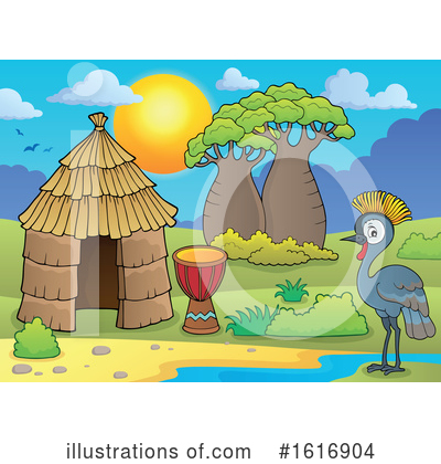 Royalty-Free (RF) Bird Clipart Illustration by visekart - Stock Sample #1616904