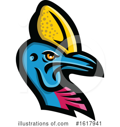 Royalty-Free (RF) Bird Clipart Illustration by patrimonio - Stock Sample #1617941