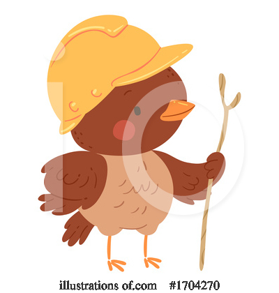 Royalty-Free (RF) Bird Clipart Illustration by BNP Design Studio - Stock Sample #1704270
