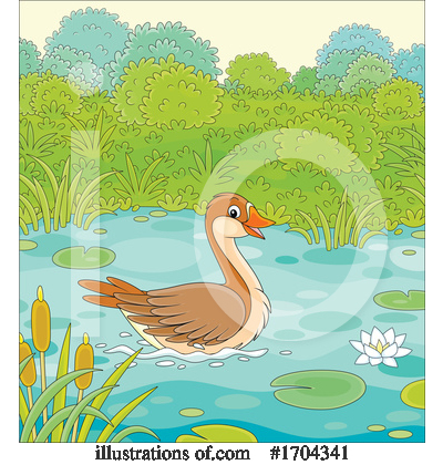 Royalty-Free (RF) Bird Clipart Illustration by Alex Bannykh - Stock Sample #1704341