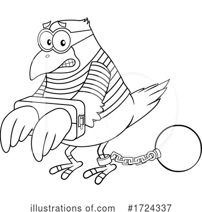 Royalty-Free (RF) Bird Clipart Illustration by Hit Toon - Stock Sample #1724337