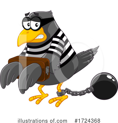 Royalty-Free (RF) Bird Clipart Illustration by Hit Toon - Stock Sample #1724368