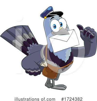 Mailman Clipart #1724382 by Hit Toon