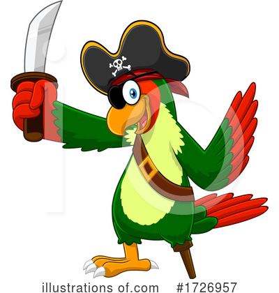 Parrot Clipart #1726957 by Hit Toon