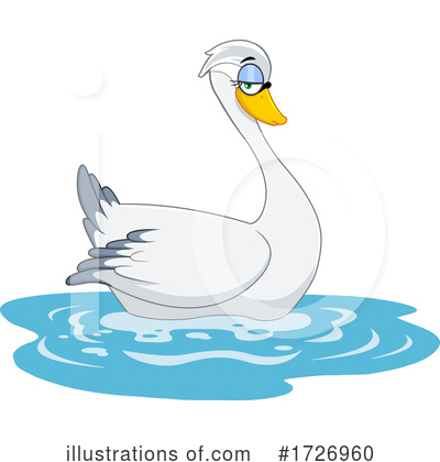 Swan Clipart #1726960 by Hit Toon