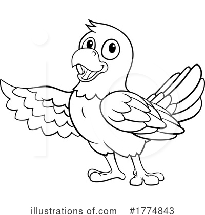 Parrot Clipart #1774843 by AtStockIllustration