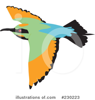 Royalty-Free (RF) Bird Clipart Illustration by Dennis Holmes Designs - Stock Sample #230223