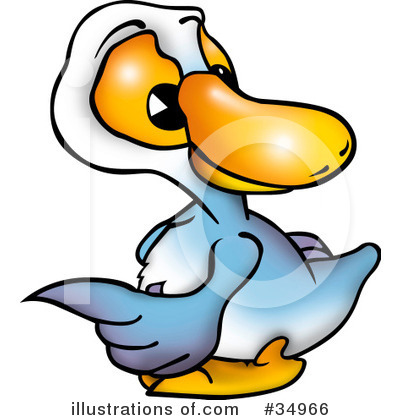 Royalty-Free (RF) Bird Clipart Illustration by dero - Stock Sample #34966