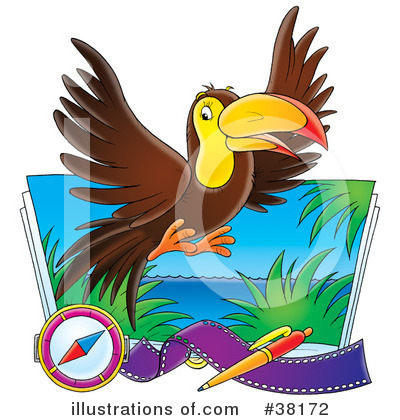 Royalty-Free (RF) Bird Clipart Illustration by Alex Bannykh - Stock Sample #38172