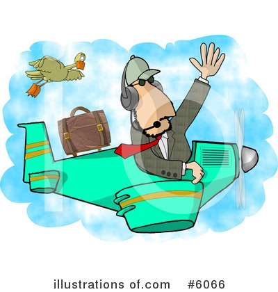 Airplane Clipart #6066 by djart