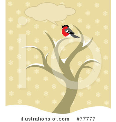 Royalty-Free (RF) Bird Clipart Illustration by Pushkin - Stock Sample #77777