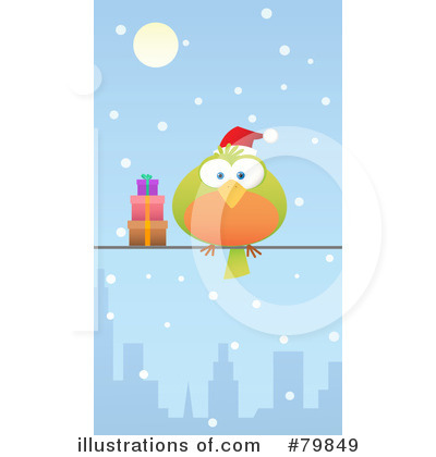 Royalty-Free (RF) Bird Clipart Illustration by Qiun - Stock Sample #79849